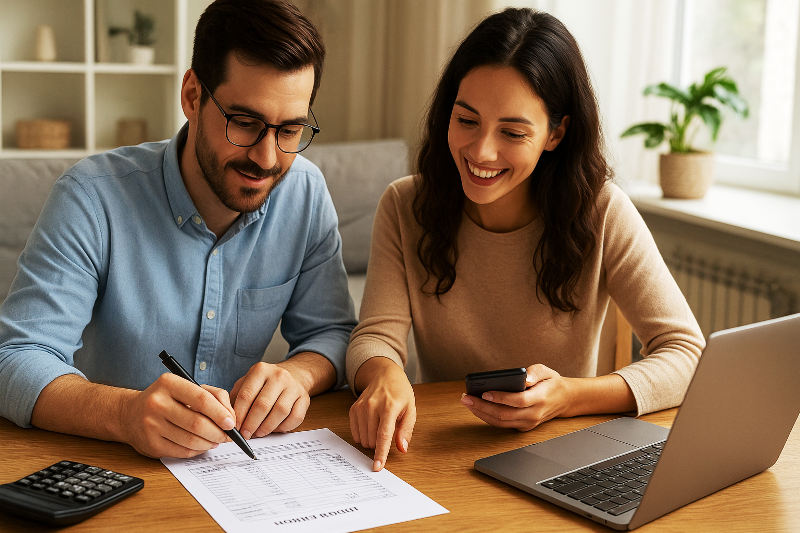 Planilha de gastos: como organizar finanças com elegância e eficiência. Organização financeira inteligente com planilha de gastos perfeita.