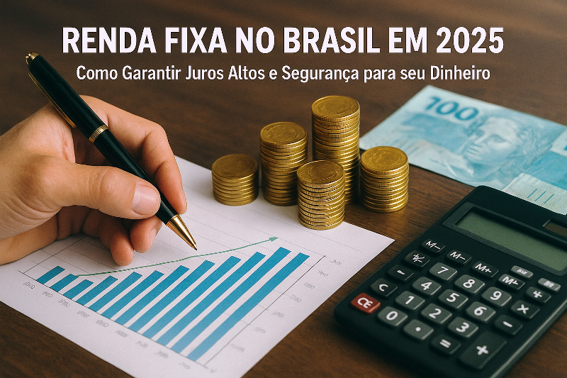 Renda fixa no Brasil em 2025 com destaque para segurança e juros altos.