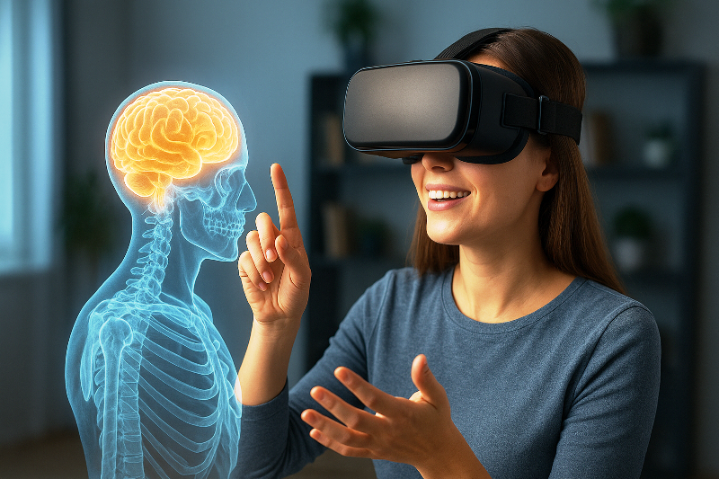 Simulação em realidade virtual no aprendizado. Jogos como ferramenta educacional com realidade virtual.