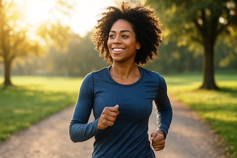 como o esporte combate a ansiedade e a depressão com corrida ao ar livre.